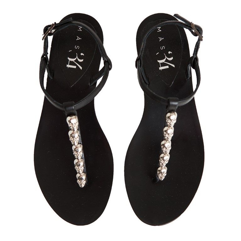 sandalia laura negro arriba